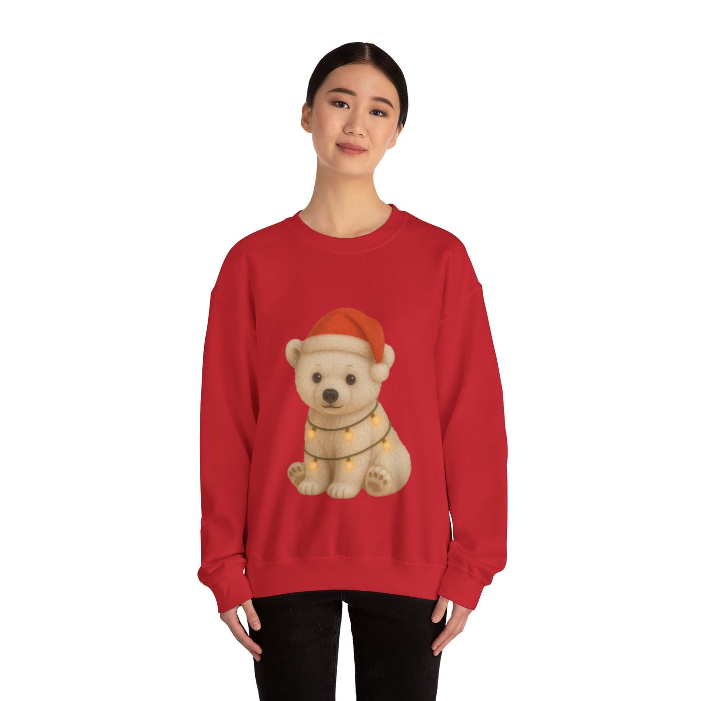 Cozy Christmas Polar Bear Sweatshirt
