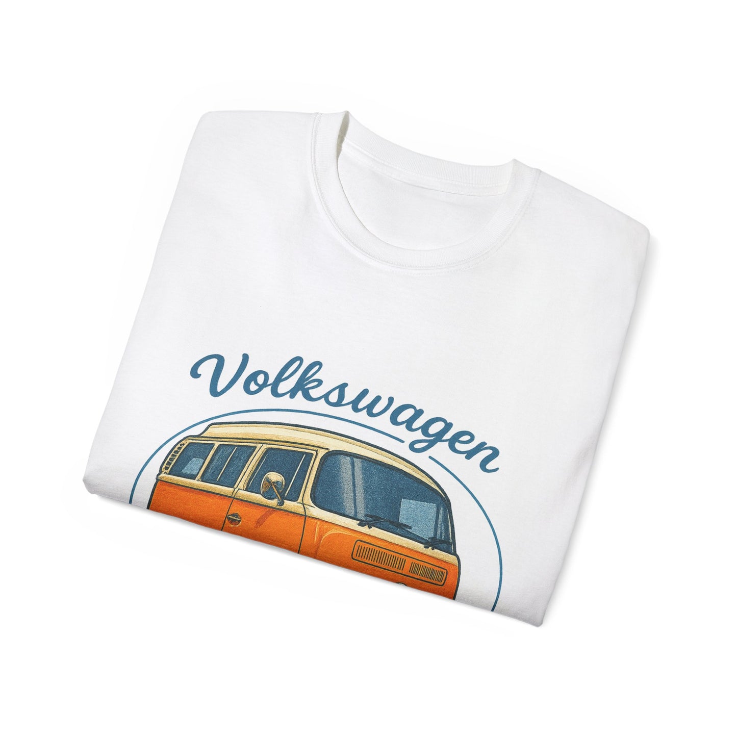 Vintage Volkswagen Camper Van Light Orange T-Shirt