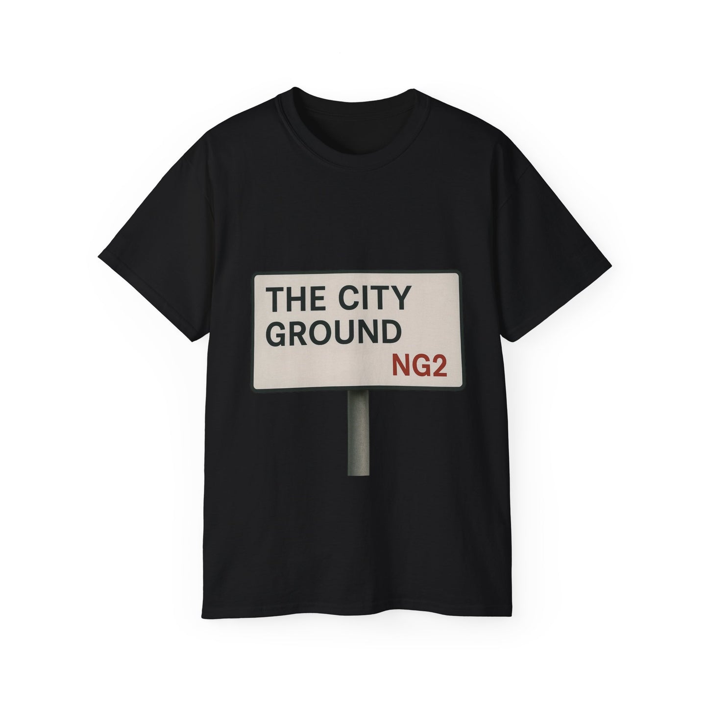 The City Ground Nottingham Forest Road Sign T-Shirt