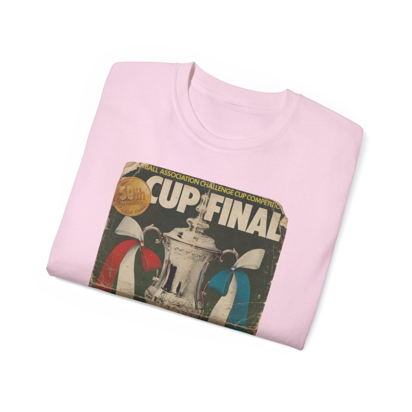 1978 FA Cup Final Programme Ipswich Town Arsenal Poster Unisex Ultra Cotton Tee