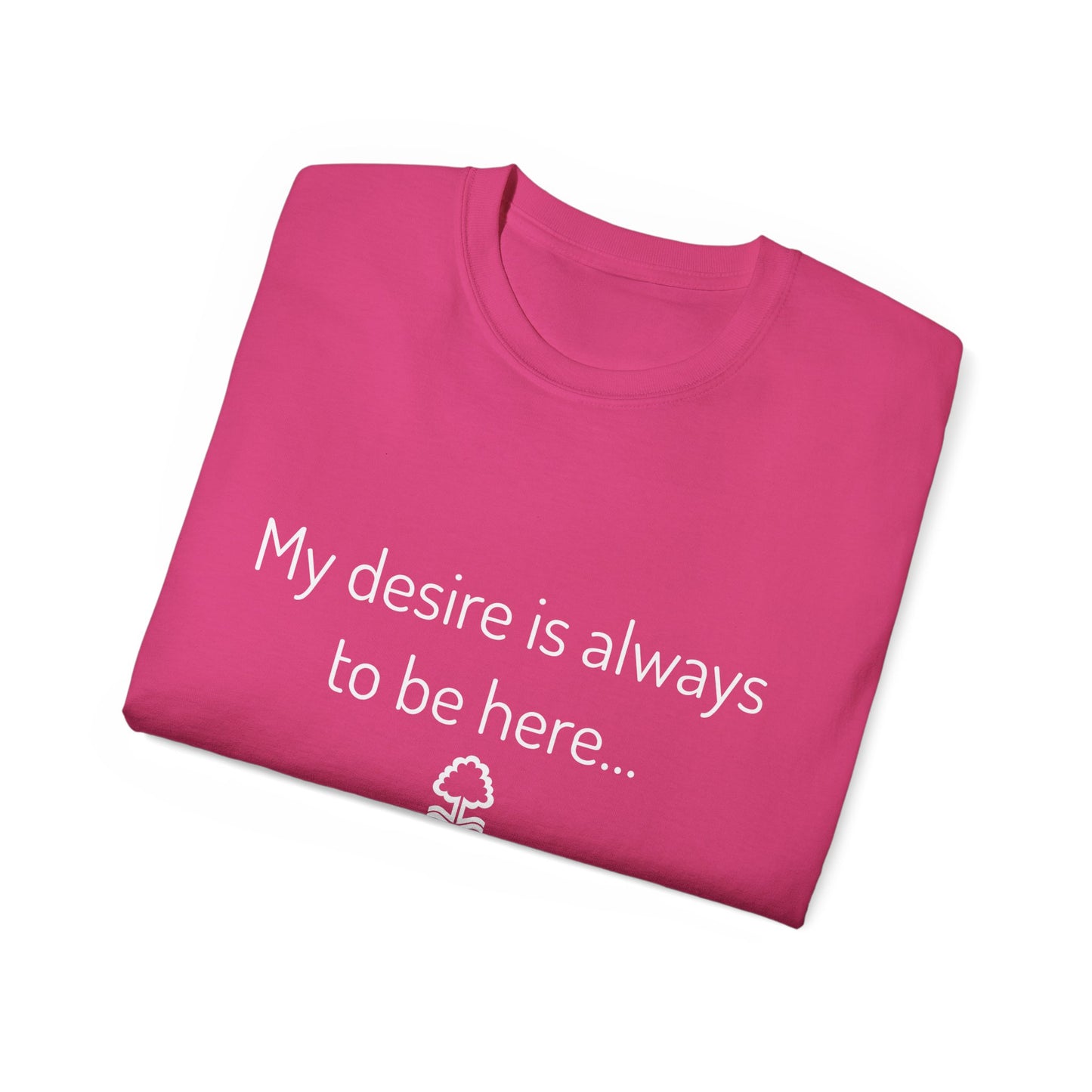 My Desire Is Always to Be Here Nottingham Forest T-Shirt