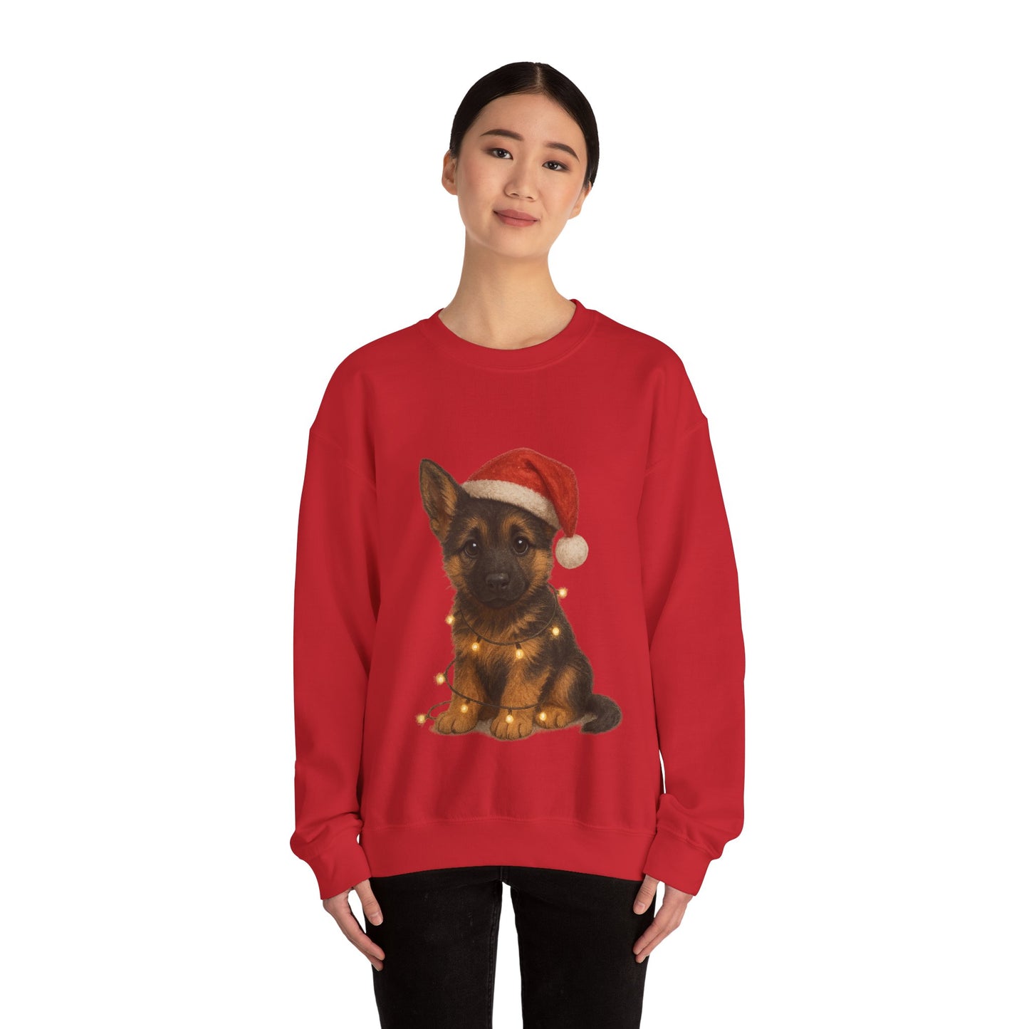 Christmas German Shepherd Puppy Sweatshirt