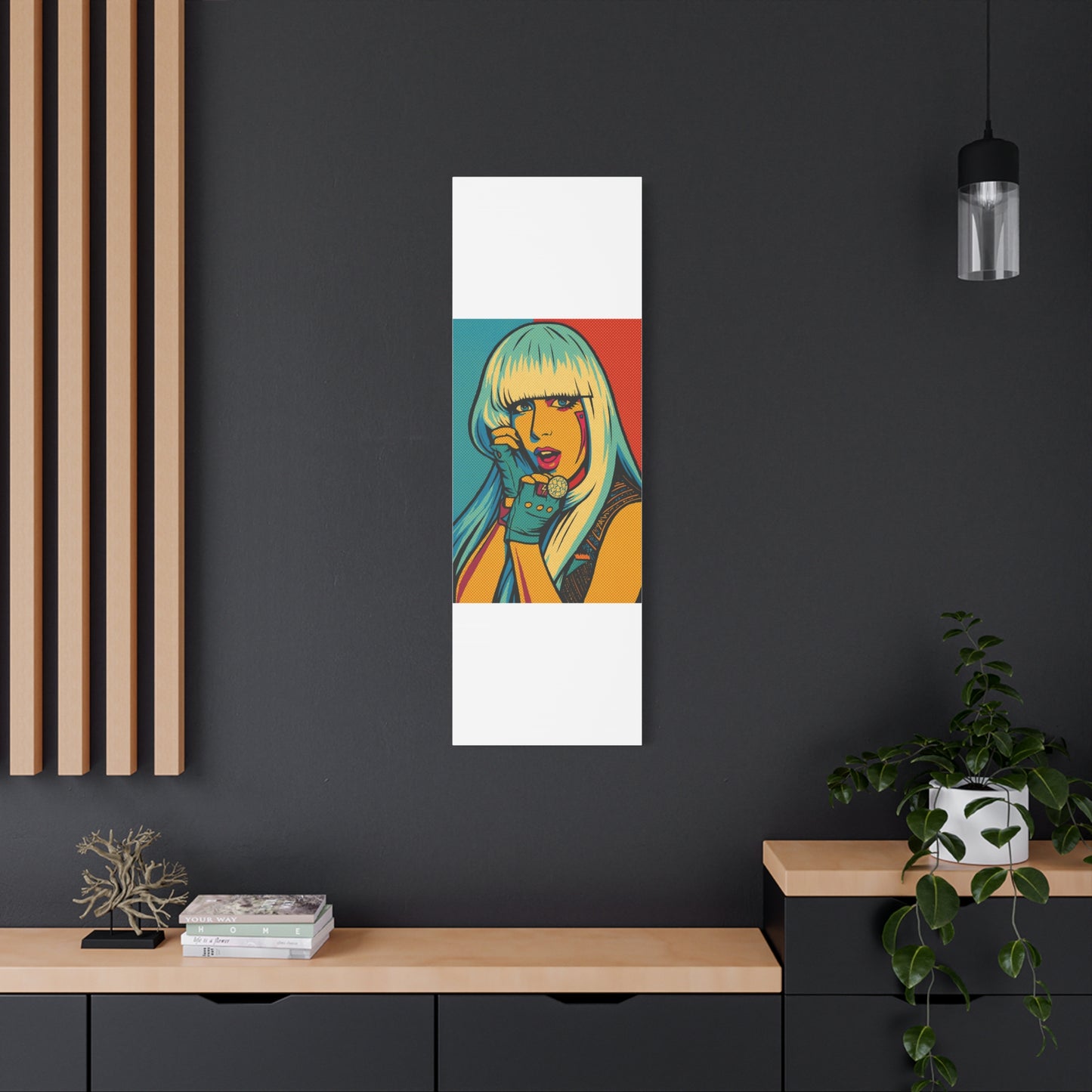 Lady G a g a Pop Art Canvas