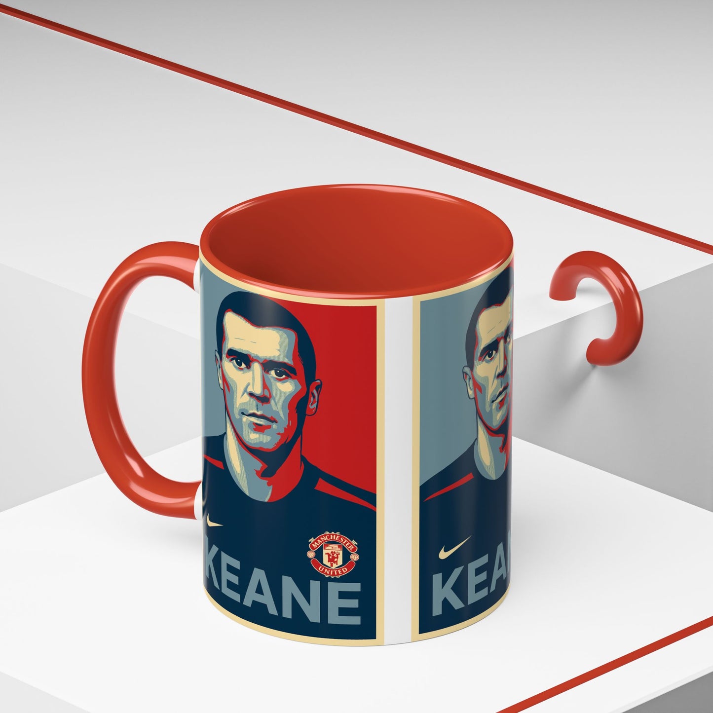 Roy Keane Hope Poster Mug - Manchester United