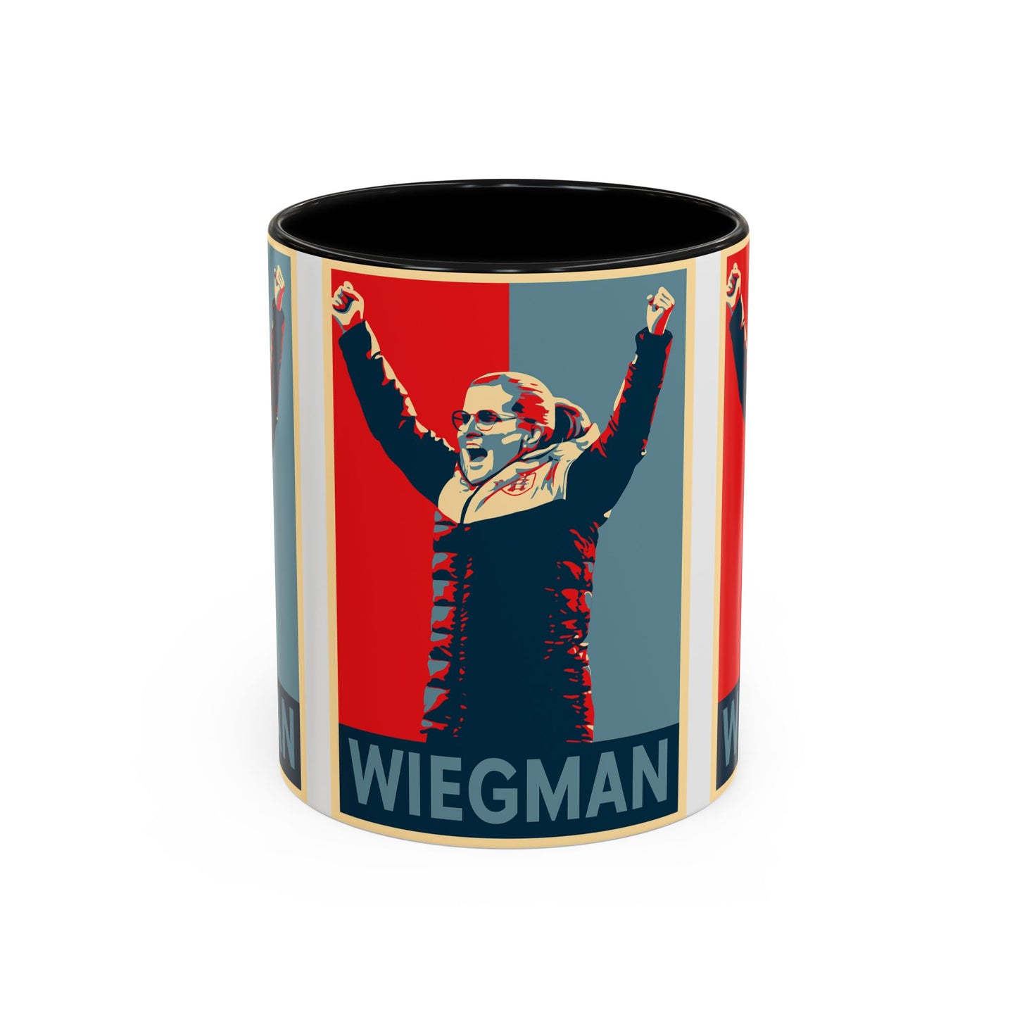 Sarina Wiegman Arms Up Mug - England