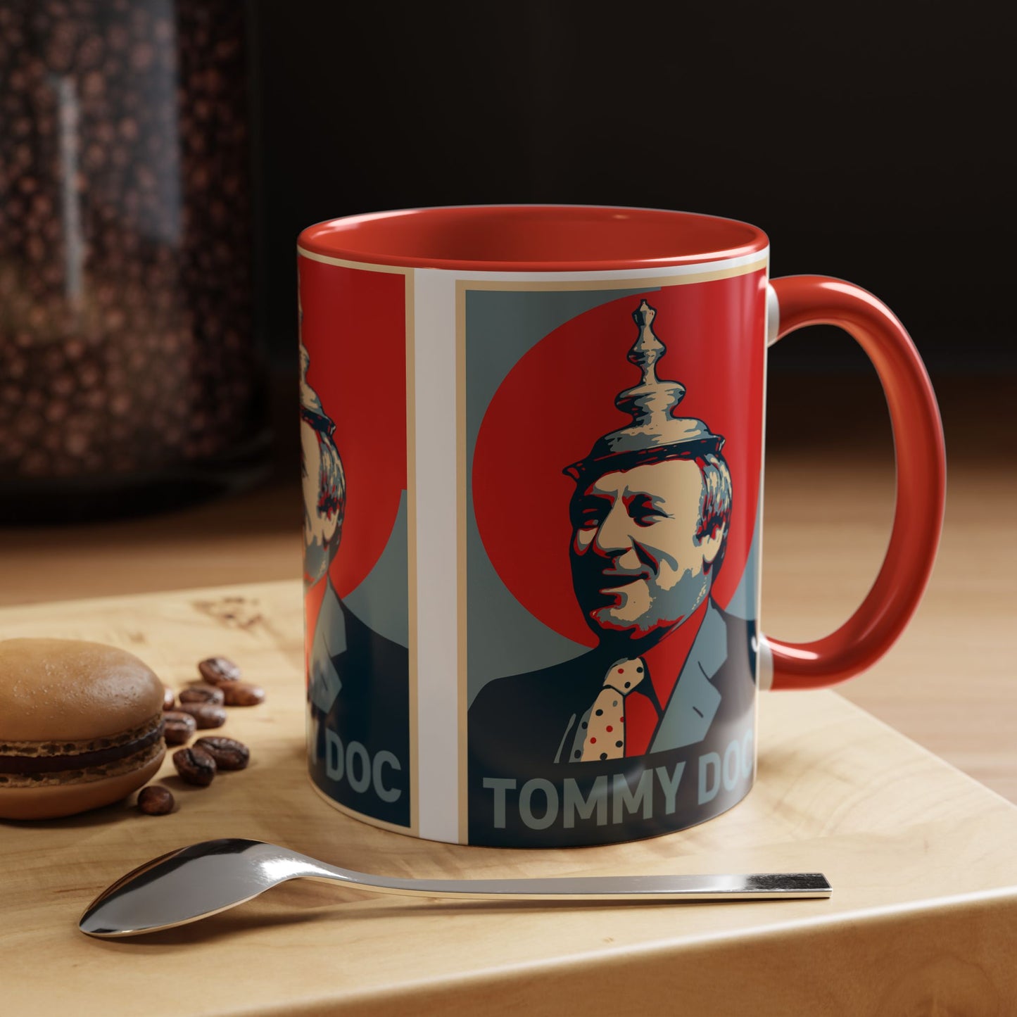 Tommy Docherty Hope Poster Mug - Manchester United