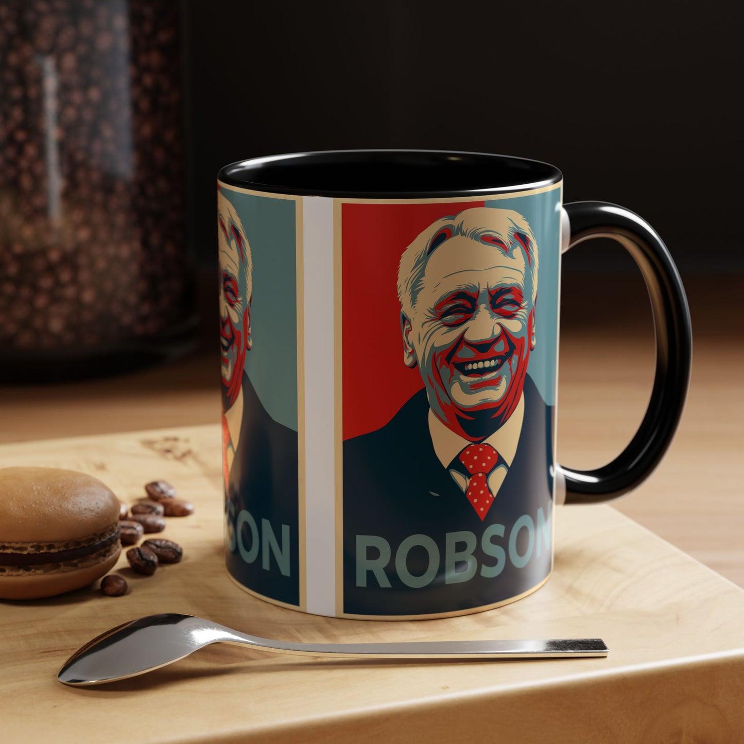 Bobby Robson Hope Poster Mug - Newcastle United Ipswich Town