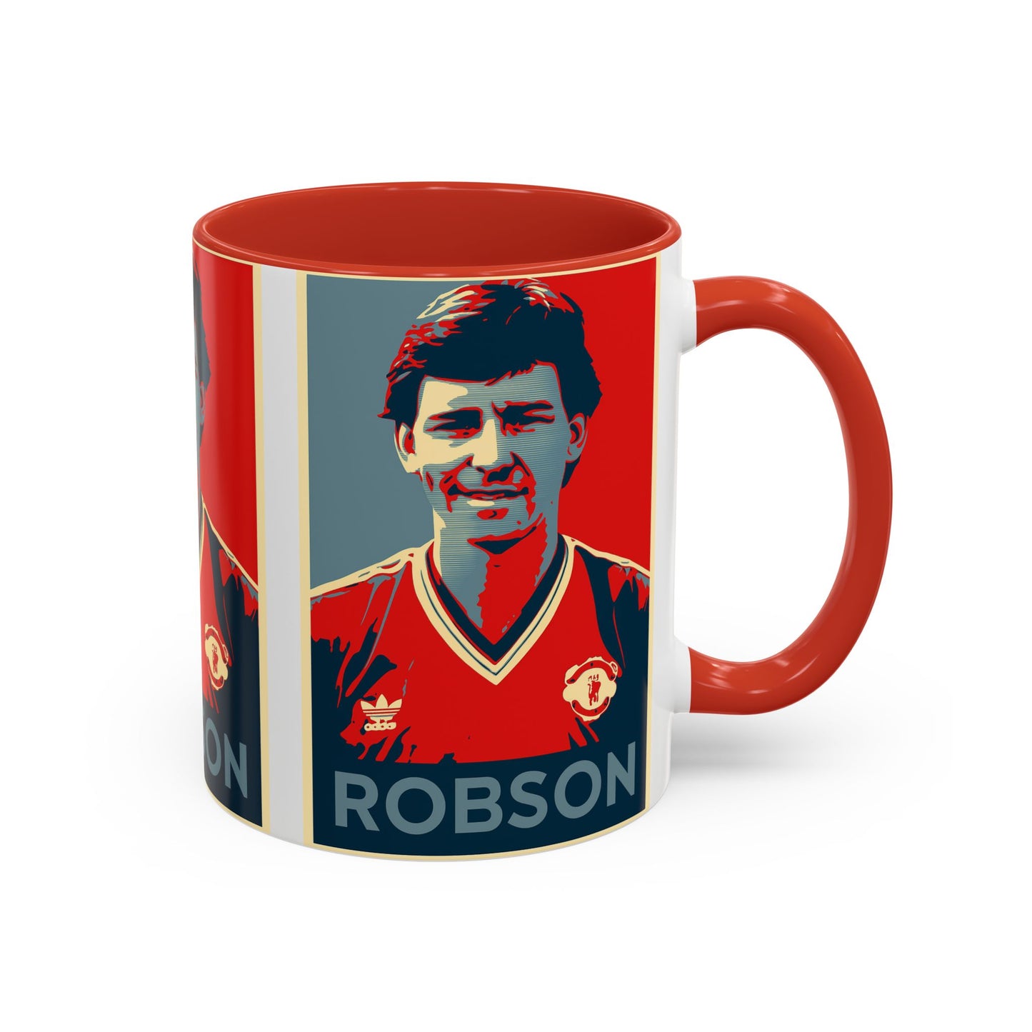 Bryan Robson Hope Poster Mug - Manchester United