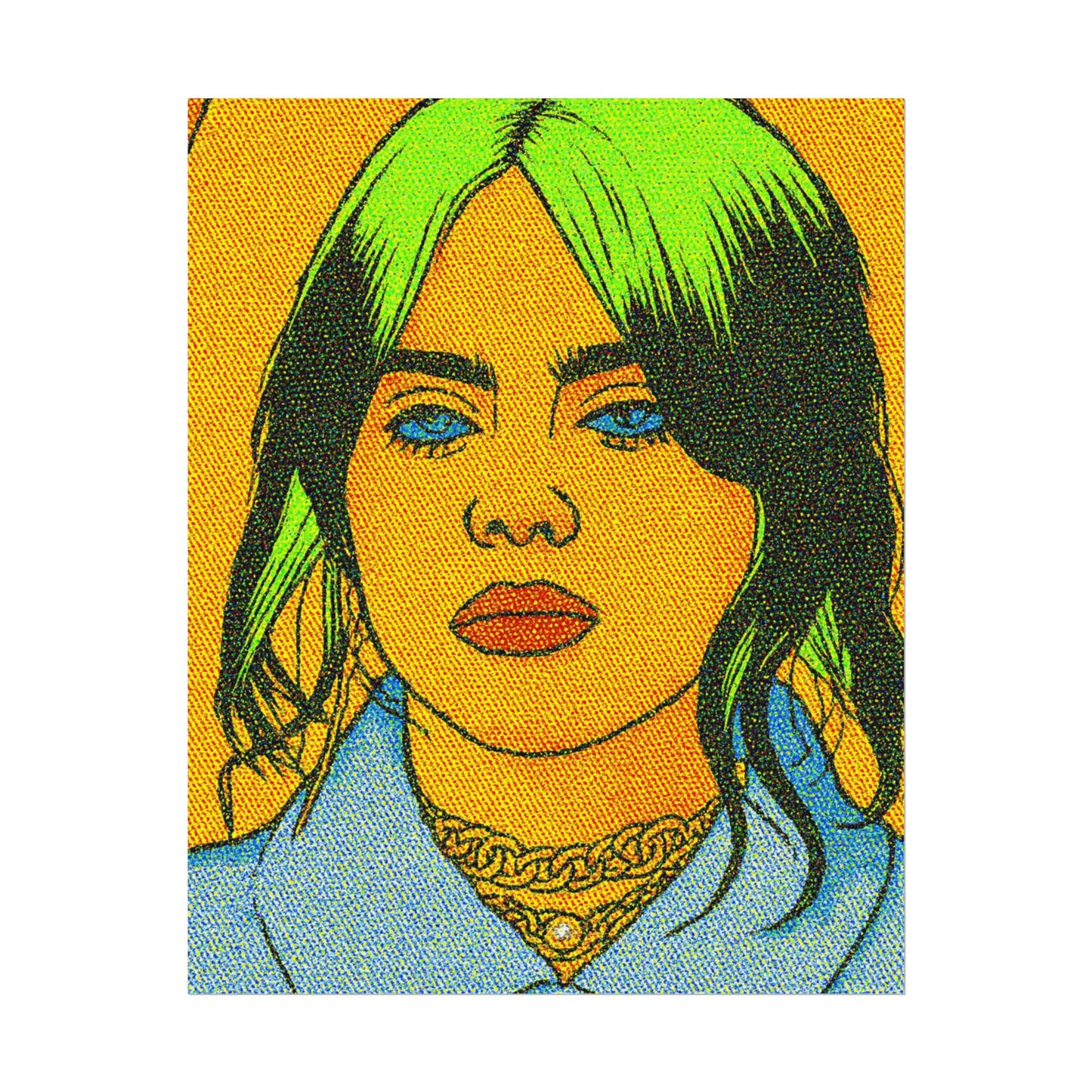 Billie Pop Art Poster