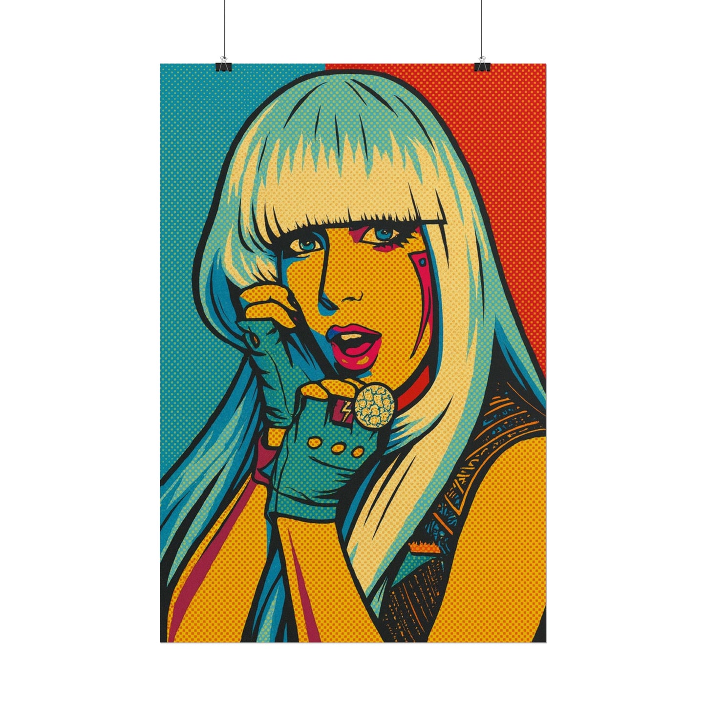 Lady G a g a Pop Art Poster