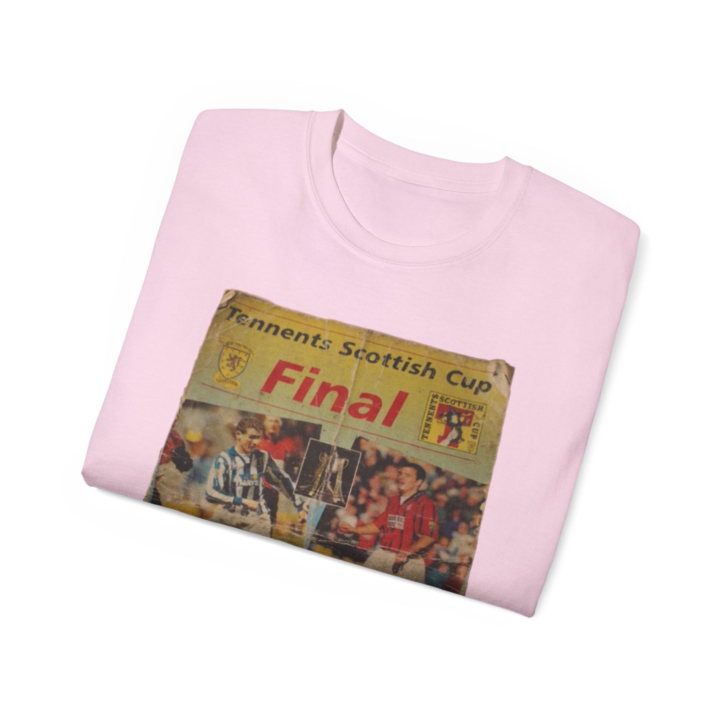 1997 Scottish Challenge Cup Final Programme Poster Unisex Ultra Cotton Tee