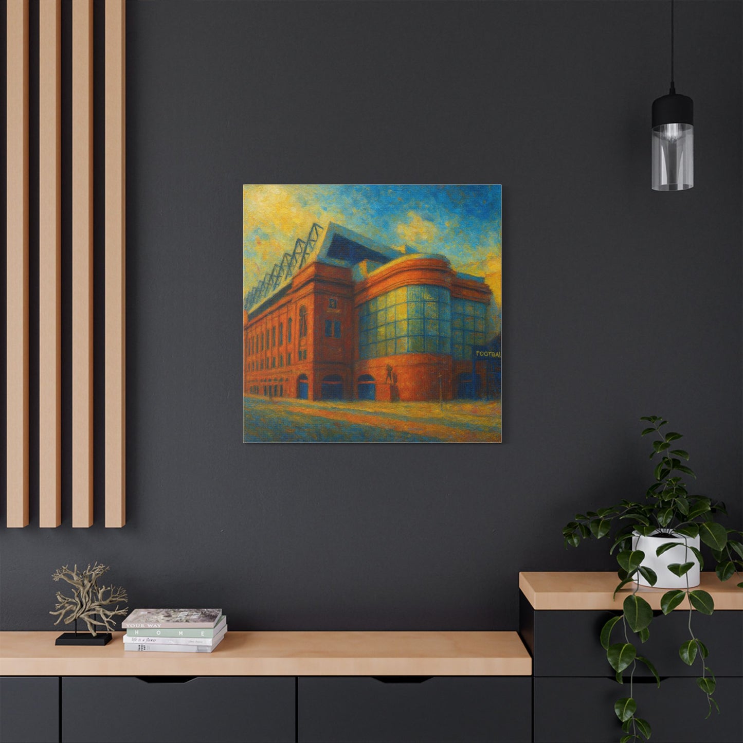 Rangers FC Ibrox Stadium Canvas Wall Art