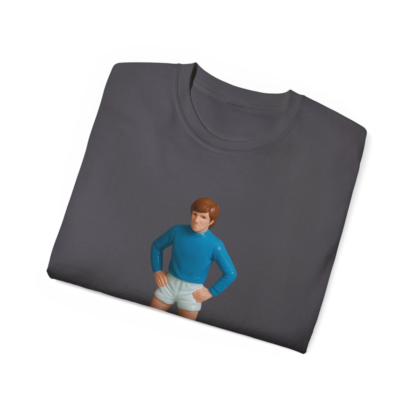 Colin Bell Cartoon Subbuteo T-Shirt - Manchester City