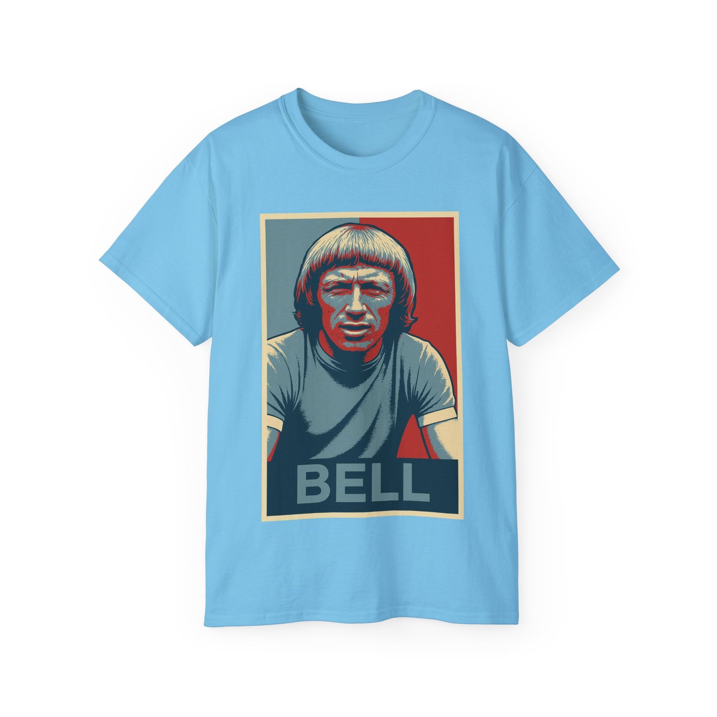 Colin Bell Hope Poster T-Shirt - Manchester City