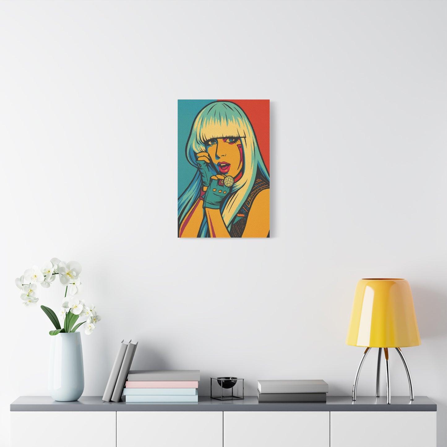 Lady G a g a Pop Art Canvas