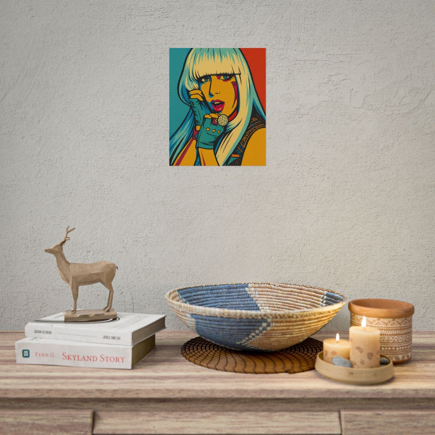 Lady G a g a Pop Art Poster