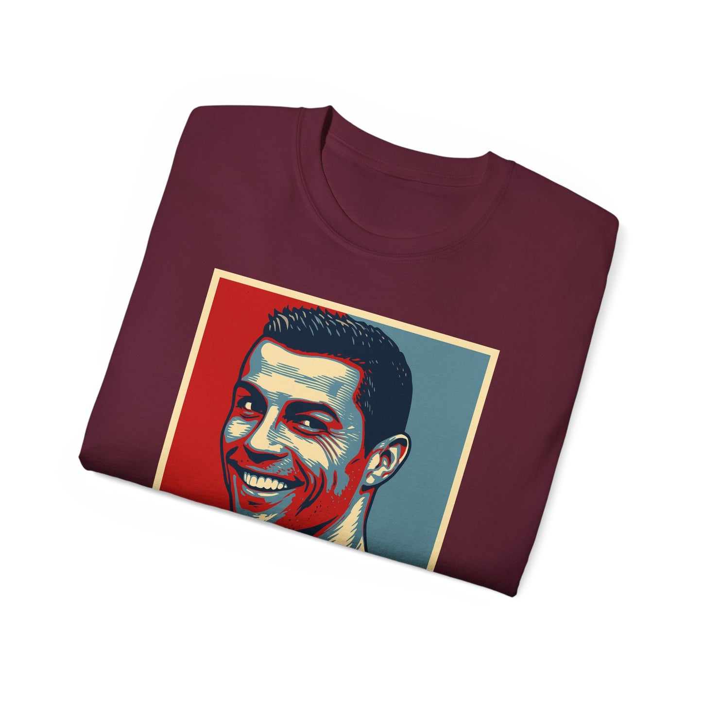 Cristiano Ronaldo Hope Poster T-Shirt - Manchester United Real Madrid