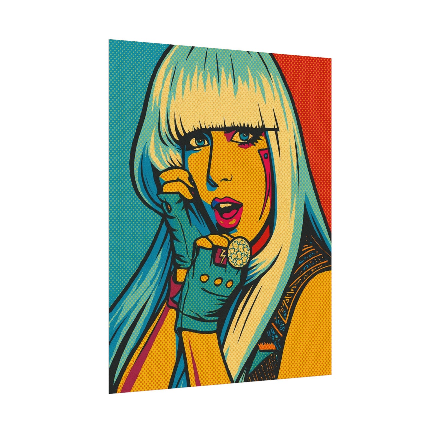 Lady G a g a Pop Art Poster