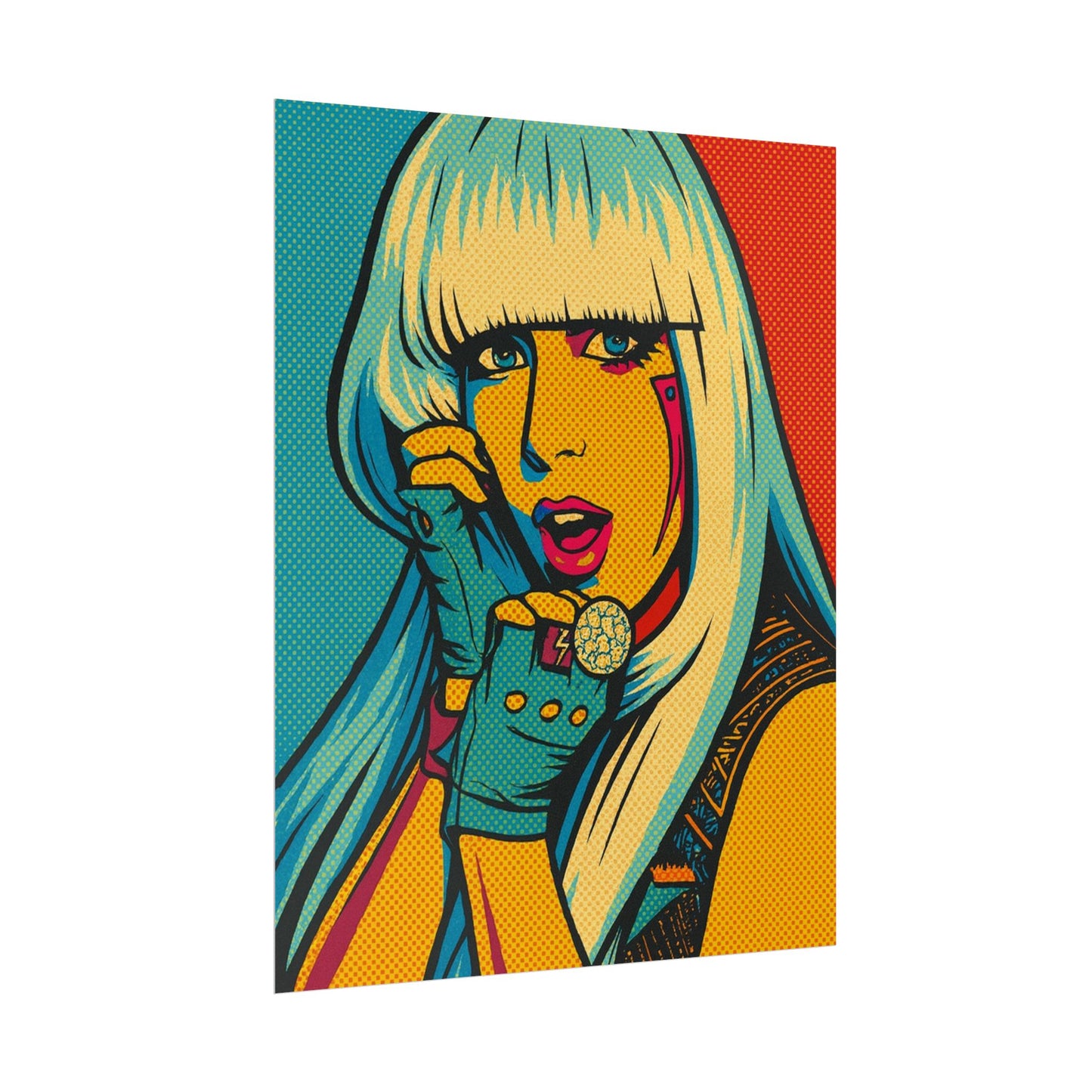 Lady G a g a Pop Art Poster