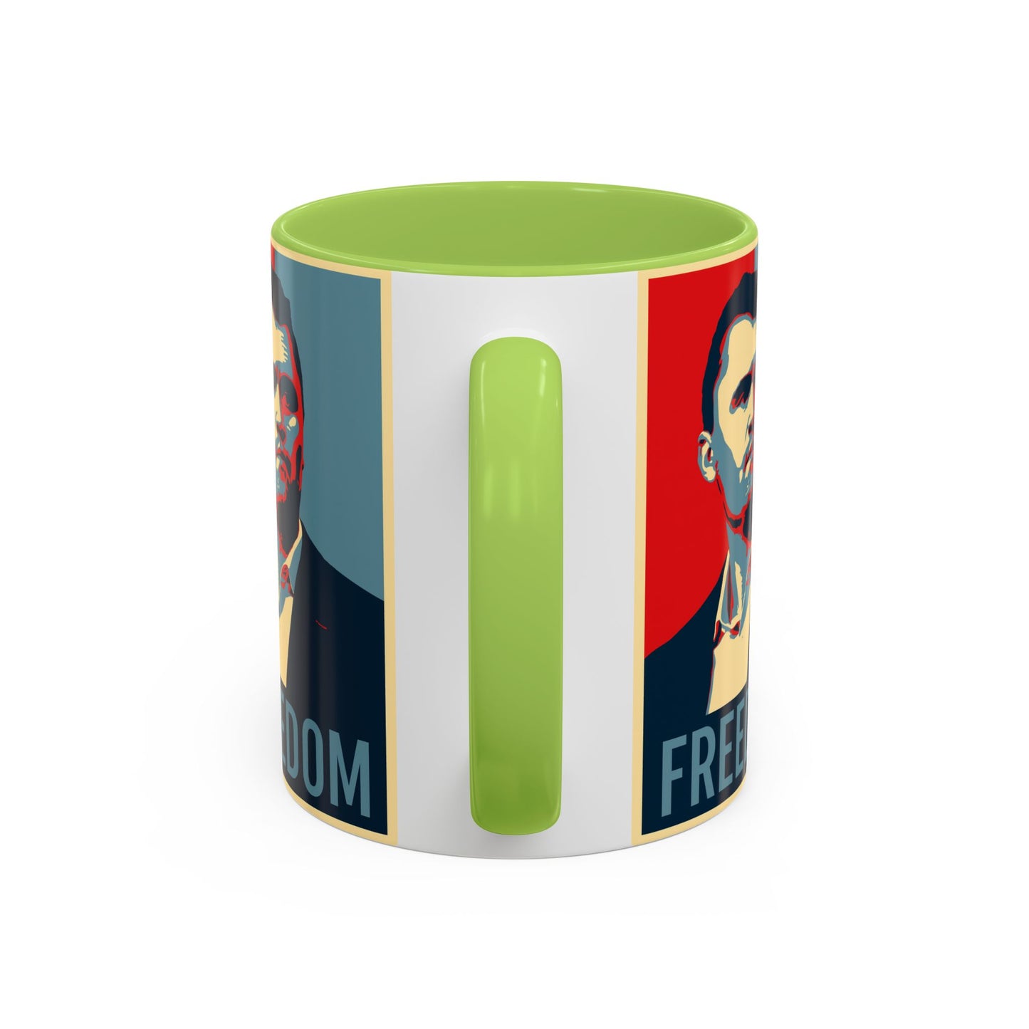 Charlie Kirk Hope Freedom Mug