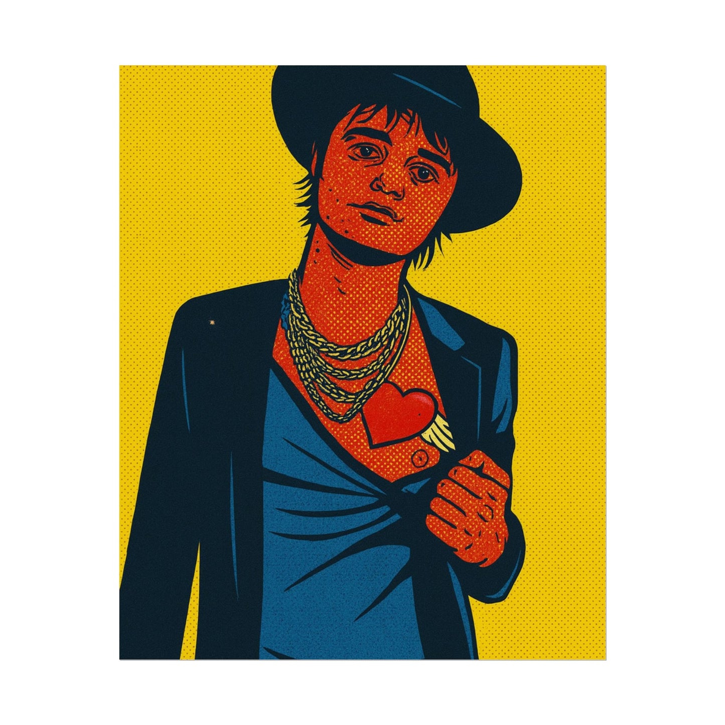 Pete Doherty Pop Art Poster