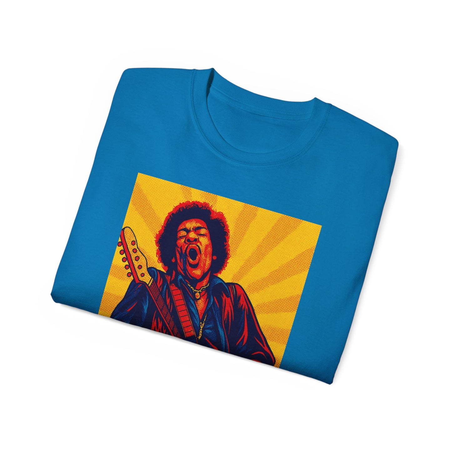 Jimi Hendrix Pop Art Guitar T-Shirt