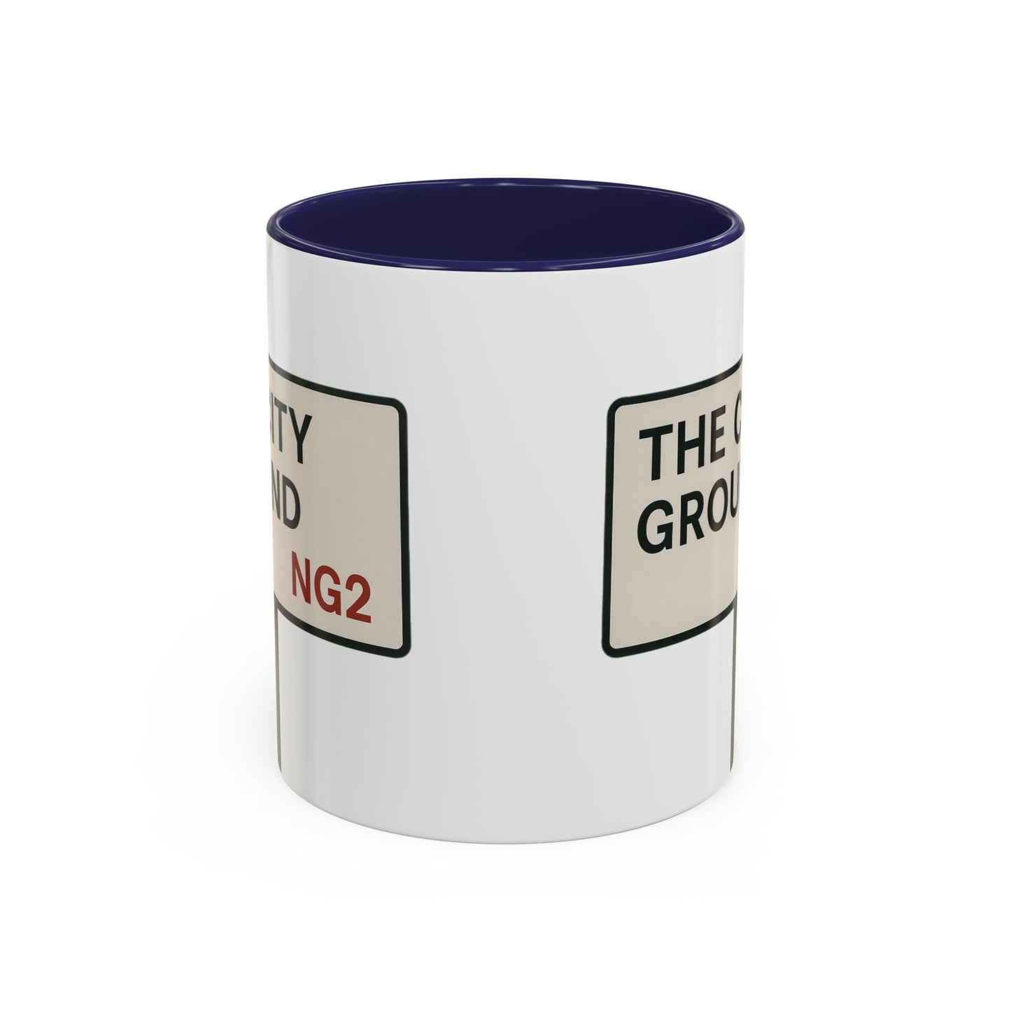 The City Ground Nottingham Forest Road Sign Mug