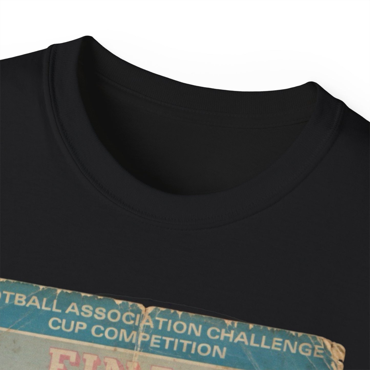 1975 FA Cup Final Programme Poster West Ham Fulham Unisex Ultra Cotton Tee