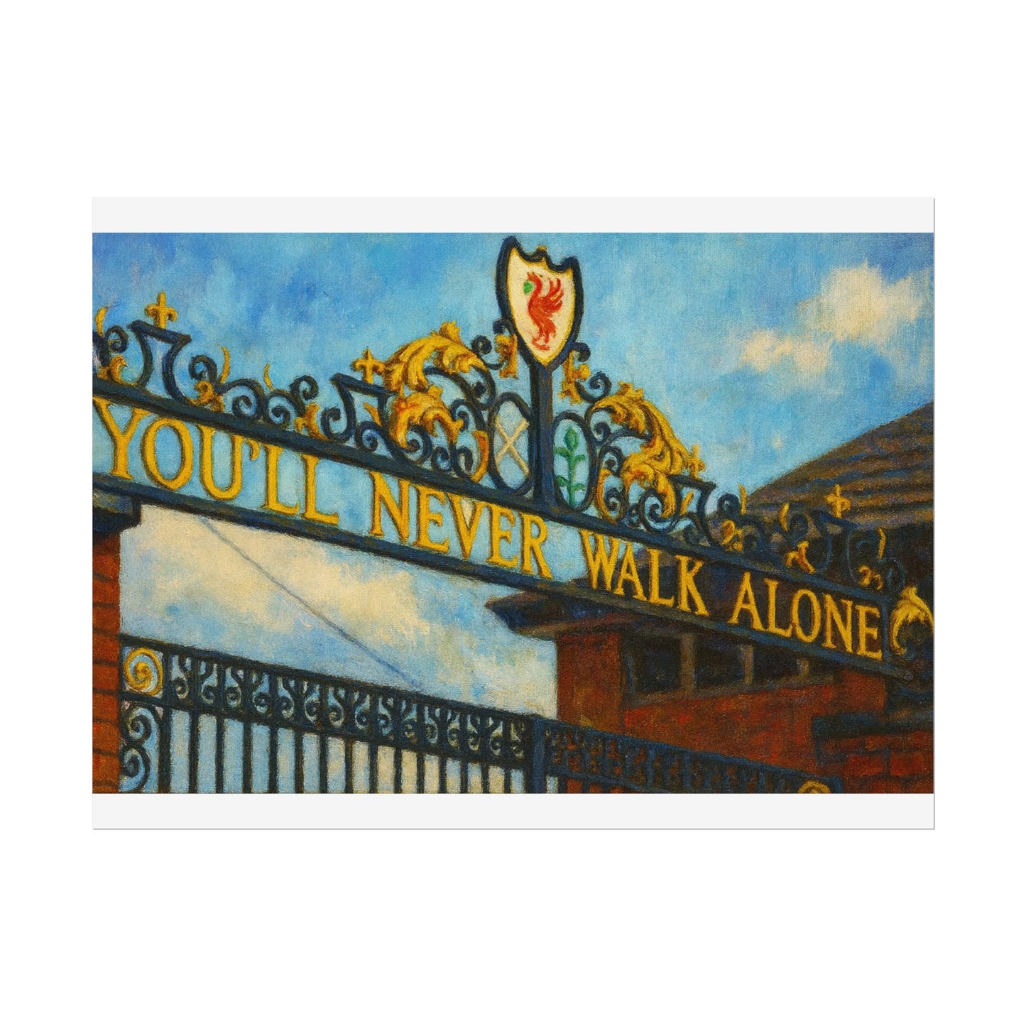 Liverpool FC Shankly Gates Art Poster