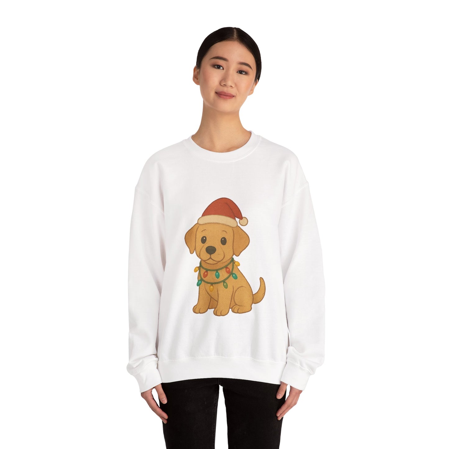 Cute Christmas Labrador Puppy Sweatshirt