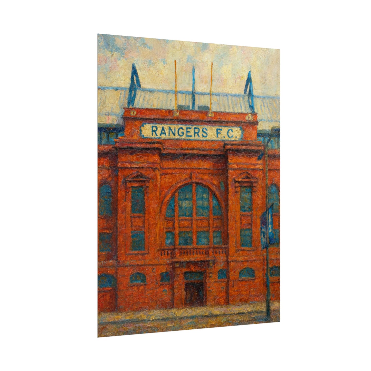 Ibrox Stadium Rangers FC Rolled Posters