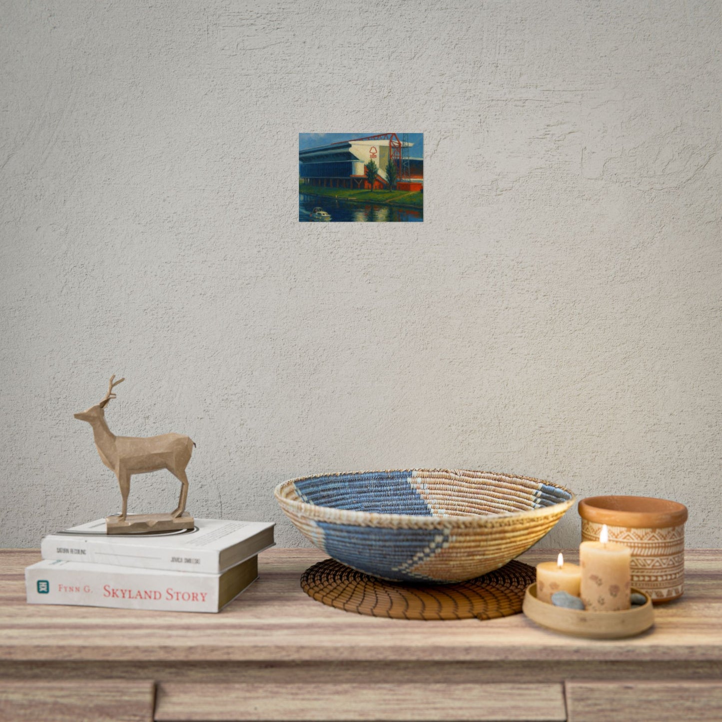 Nottingham Forest City Ground Day Painting Print Poster