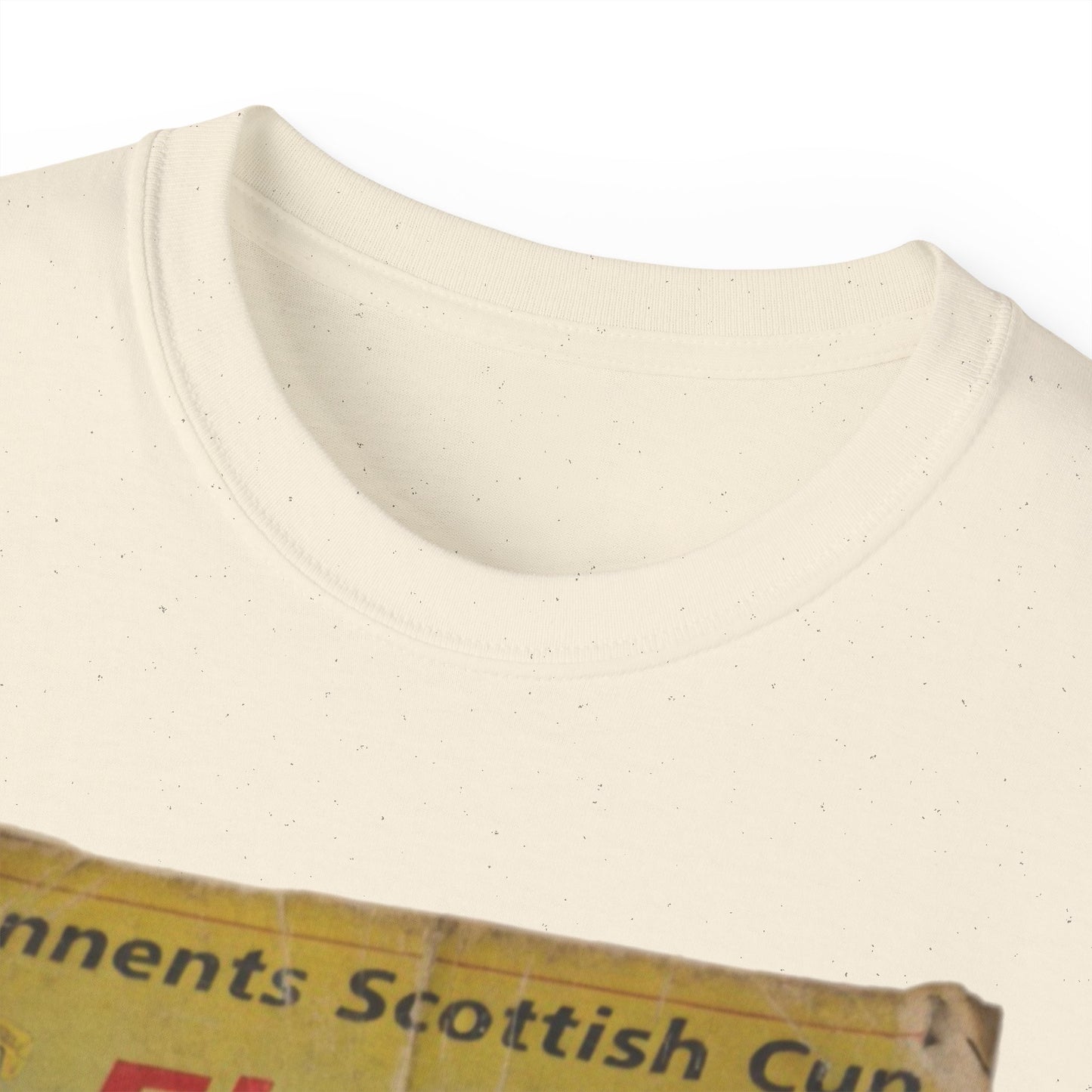 1997 Scottish Challenge Cup Final Programme Poster Unisex Ultra Cotton Tee