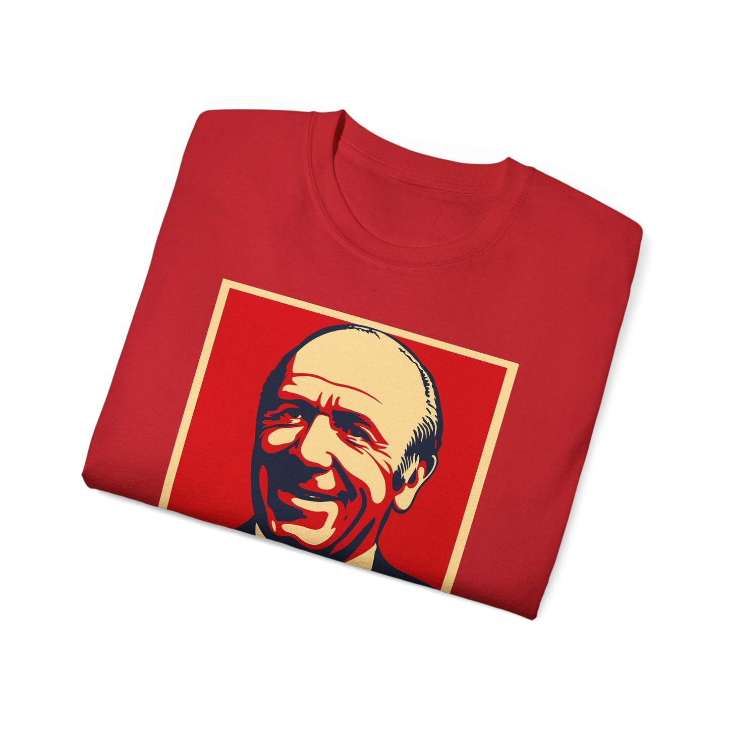 Matt Busby Hope Poster T-Shirt - Manchester United