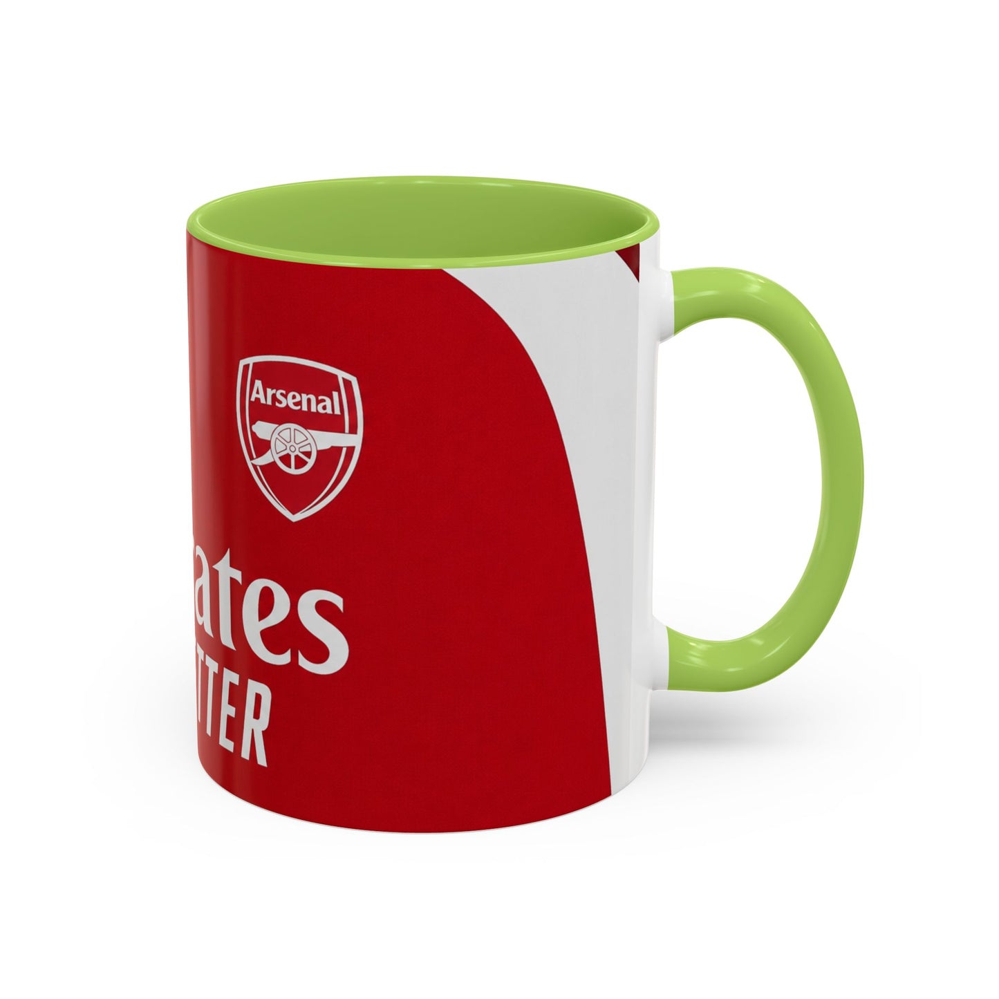 Arsenal 26-27 Shirt Accent Coffee Mug (11, 15oz)