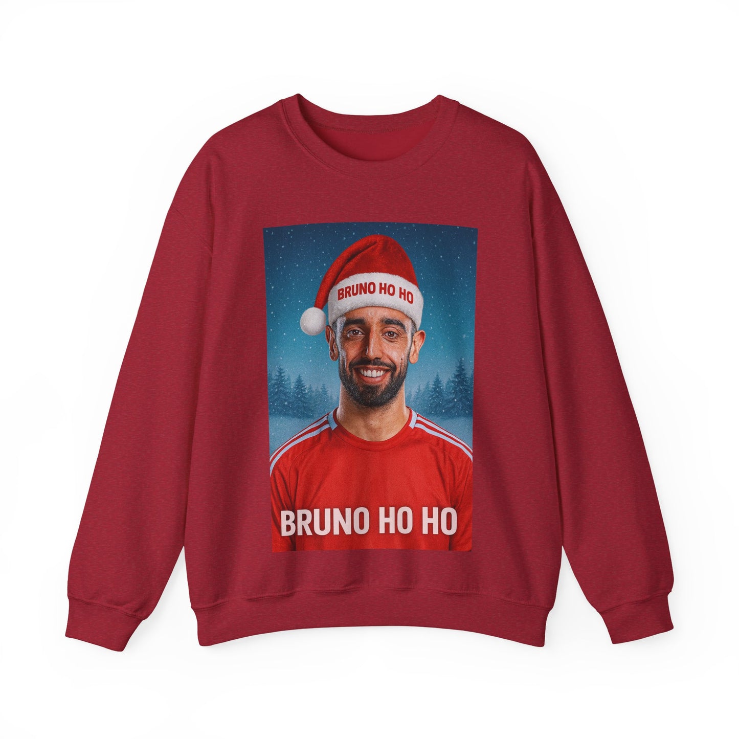 Bruno Ho Ho Ho Bruno Fernandes Manchester United Christmas Jumper