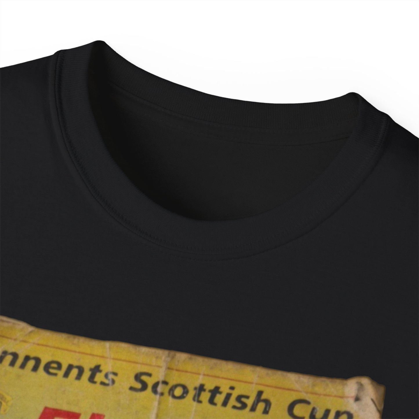 1997 Scottish Challenge Cup Final Programme Poster Unisex Ultra Cotton Tee