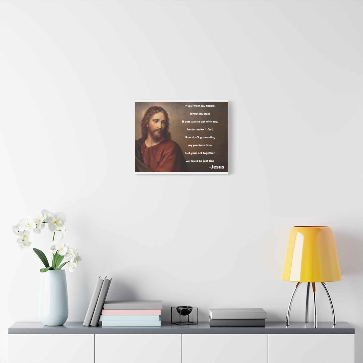 Inspirational Jesus Wannabe Canvas Wall Art