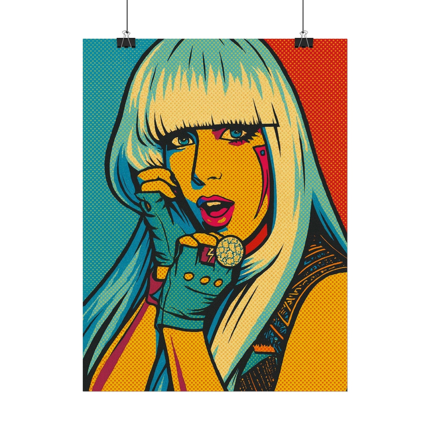 Lady G a g a Pop Art Poster