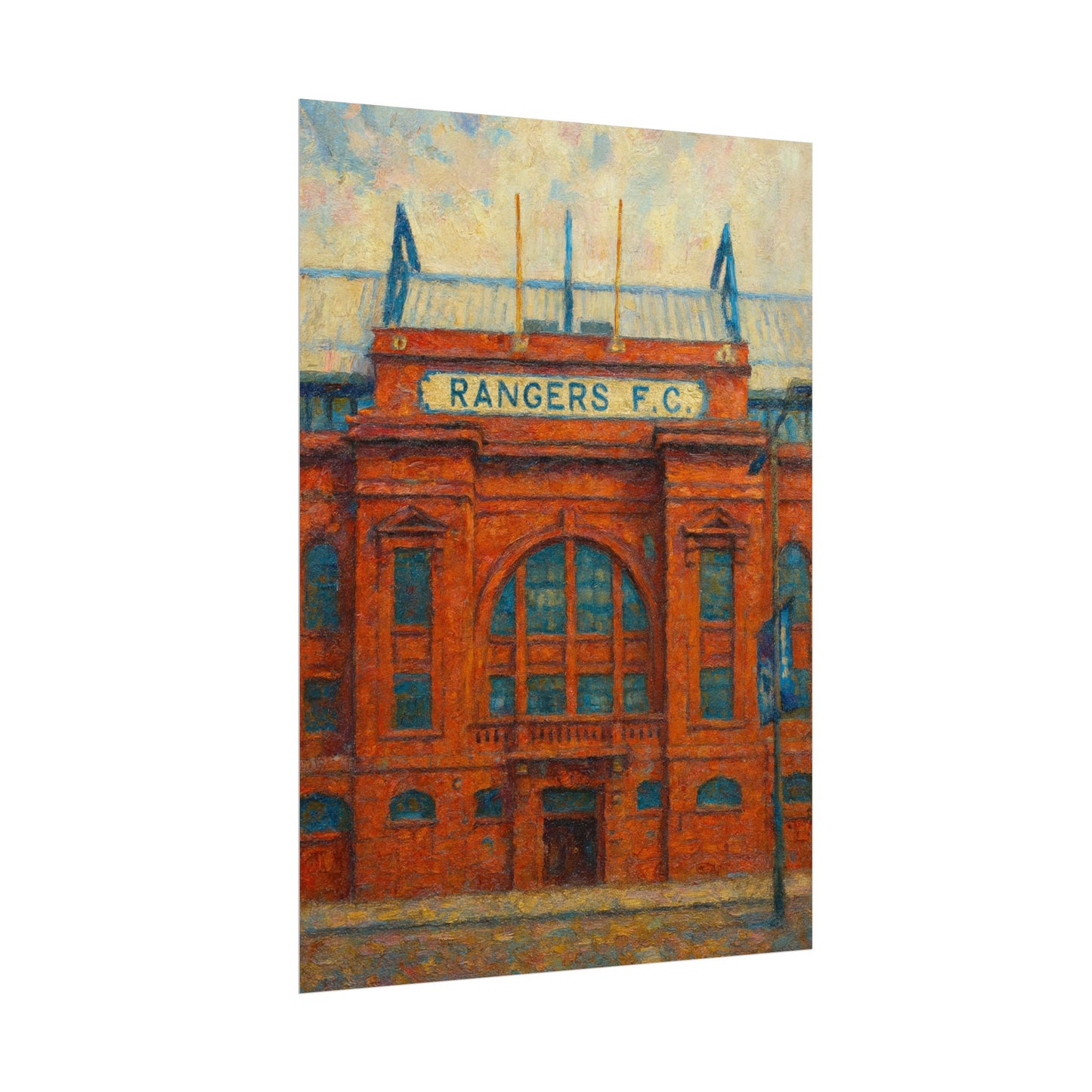 Ibrox Stadium Rangers FC Rolled Posters