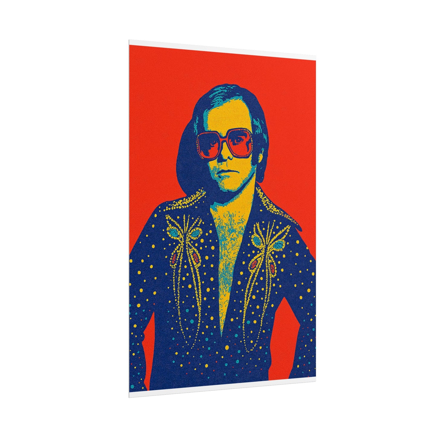 E. John Pop Art Poster