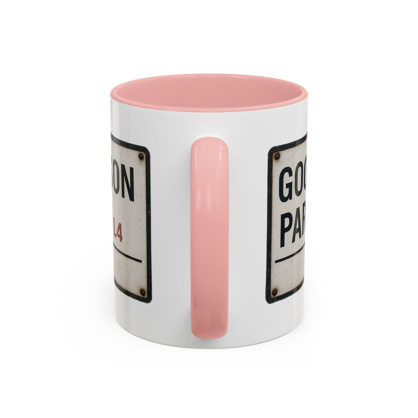 Goodison Park Everton Road Sign Mug