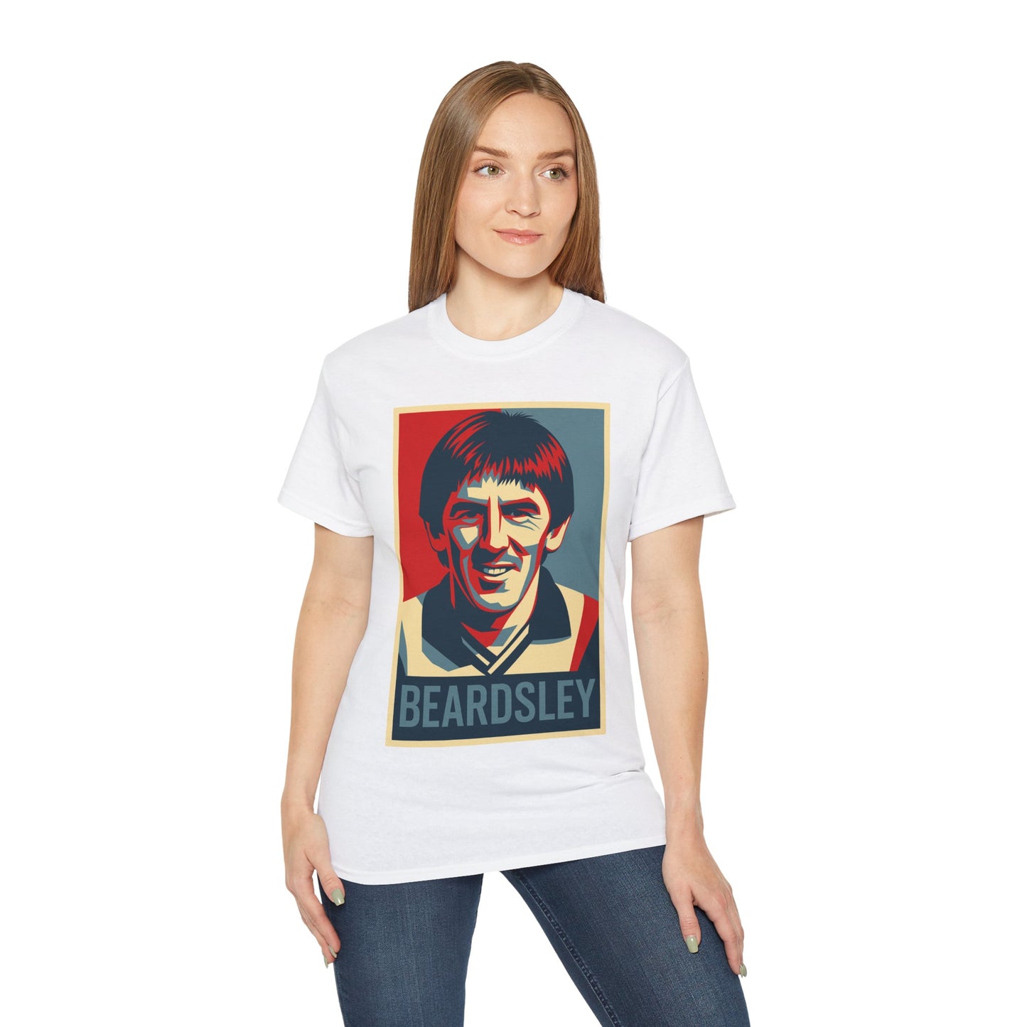 Peter Beardsley Hope Poster T-Shirt - Newcastle United