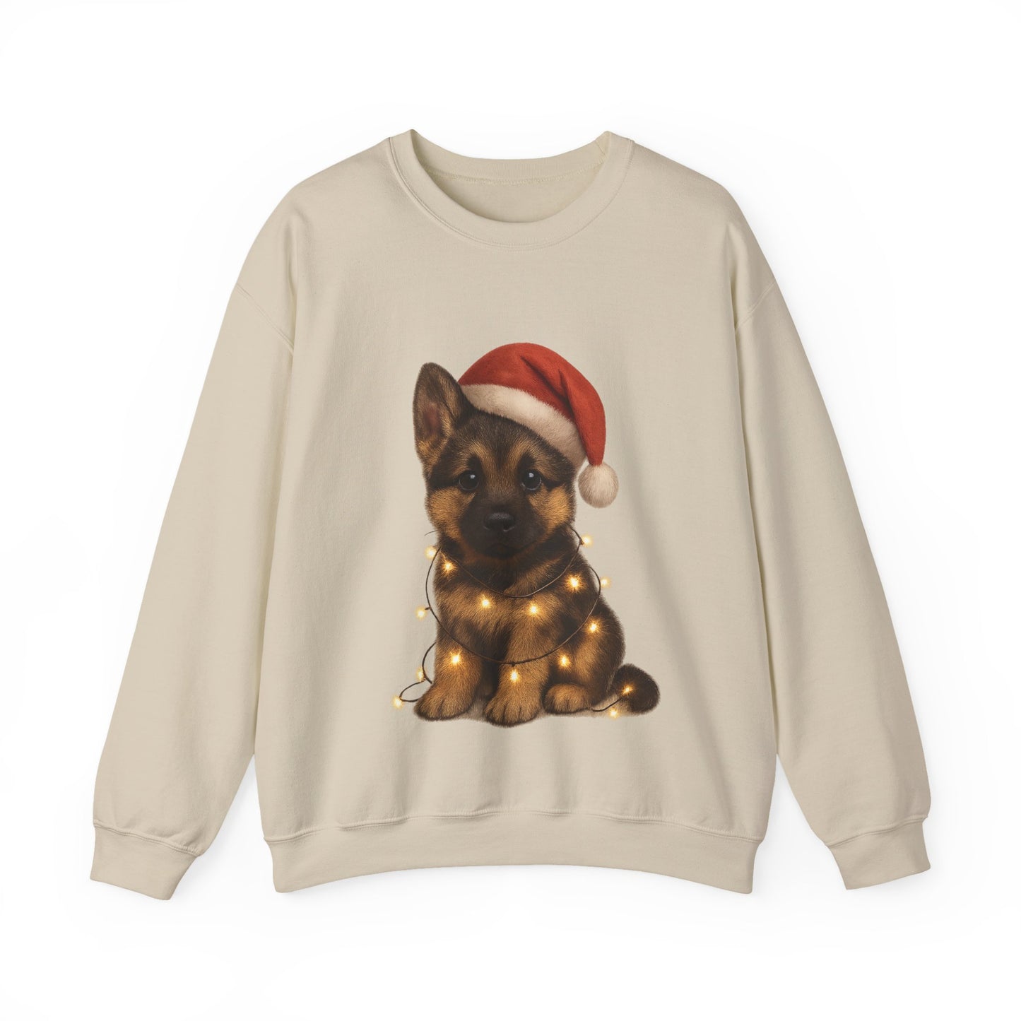 Alsatian Puppy Christmas Dog Sweatshirt