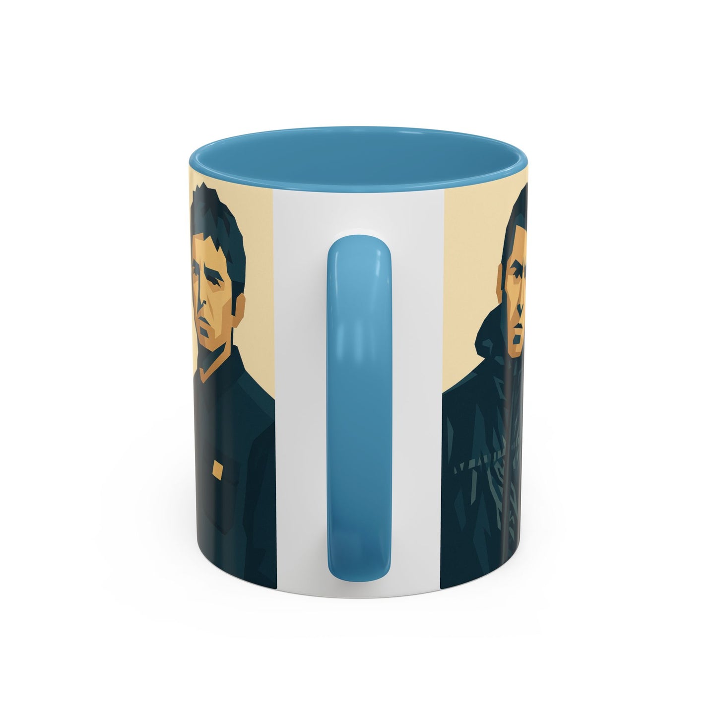 Oasis-Inspired Coffee Mug, Liam and Noel Gallagher
