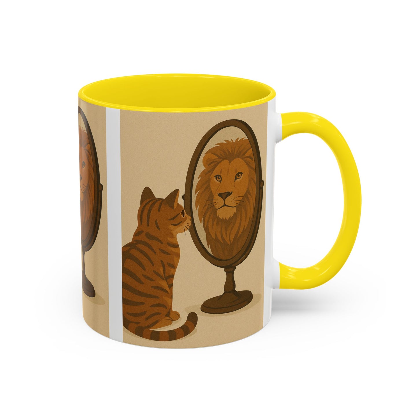 Cat and Lion Mug