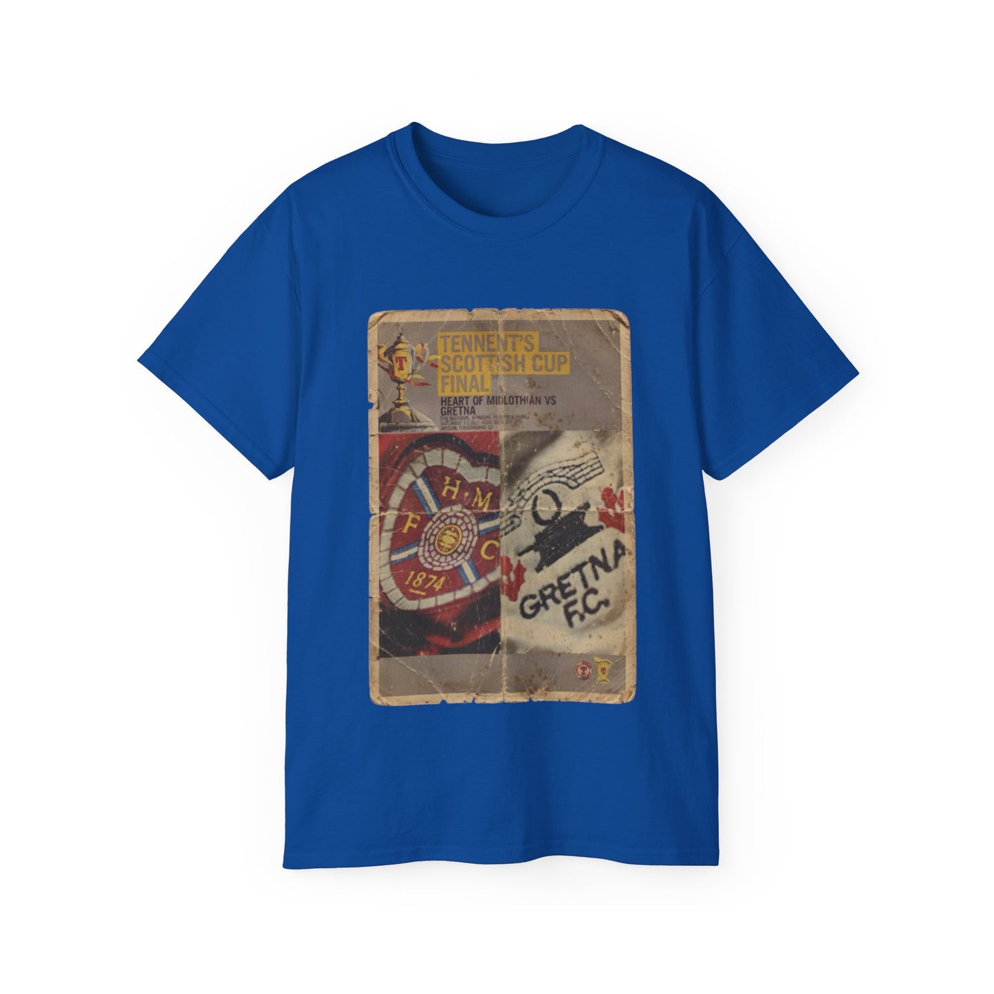 2006 Scottish Challenge Cup Final Hearts Gretna Unisex Ultra Cotton Tee