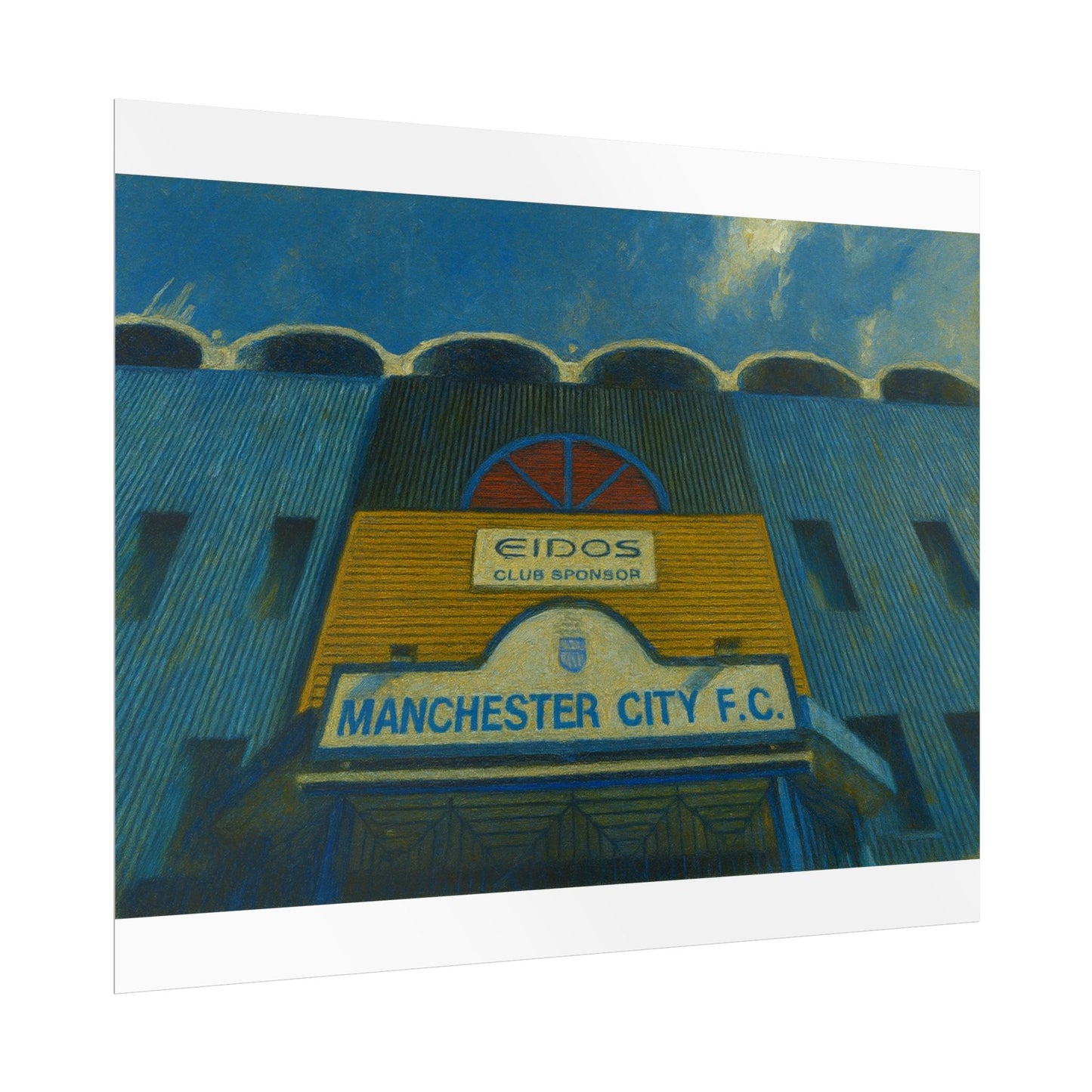 Manchester City F.C. Maine Road Rolled Poster