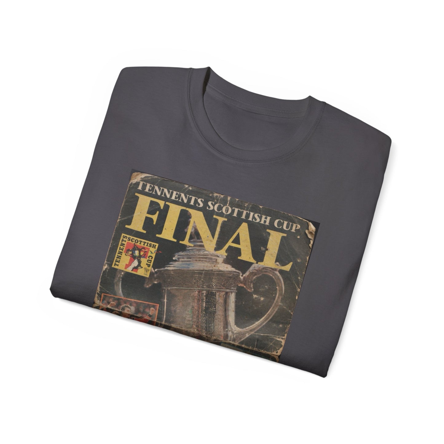 1994 Scottish Challenge Cup Final Dundee United Rangers Programme Poster Unisex Ultra Cotton Tee