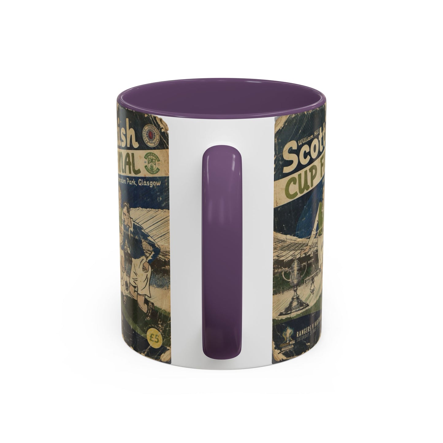 2016 Scottish Challenge Cup Final Hibernian Rangers Programme Poster Accent Coffee Mug (11, 15oz)